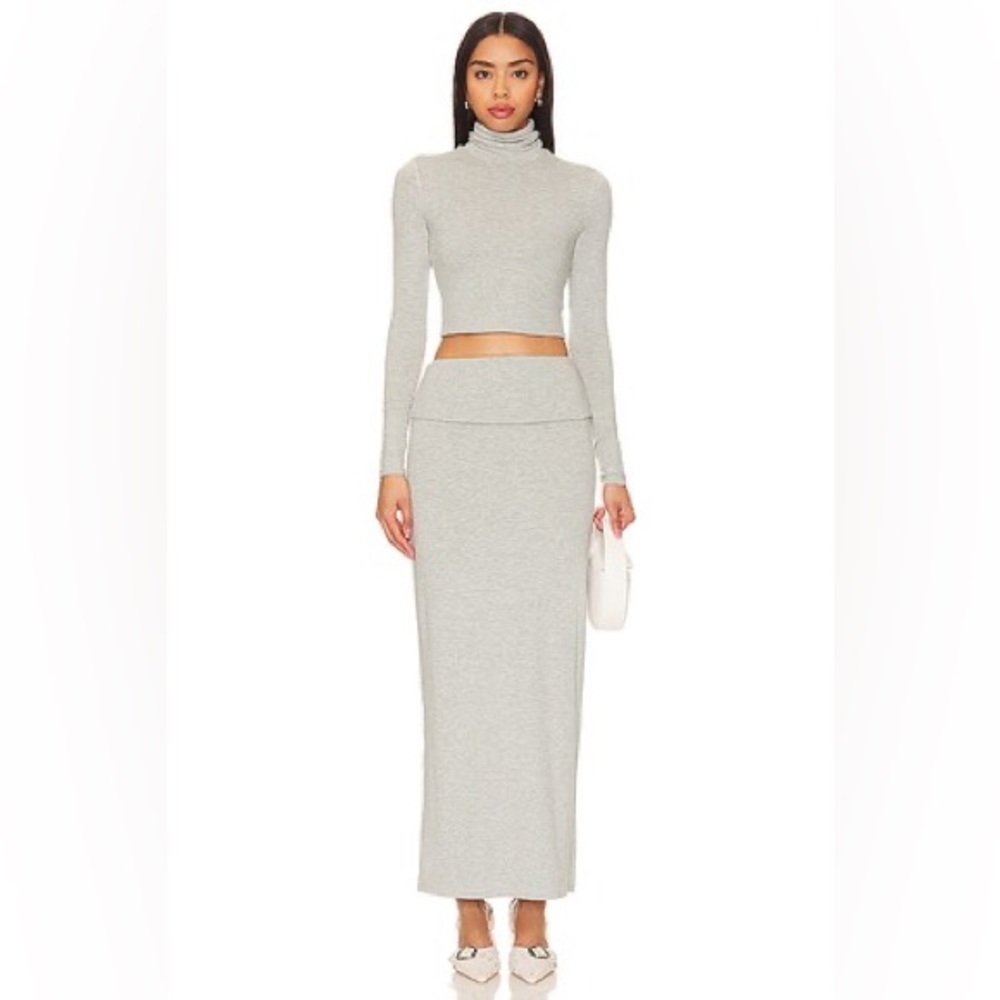 Elegant Gray Women's Skirt